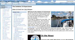 Desktop Screenshot of catalina22experiment.com