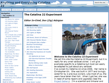 Tablet Screenshot of catalina22experiment.com